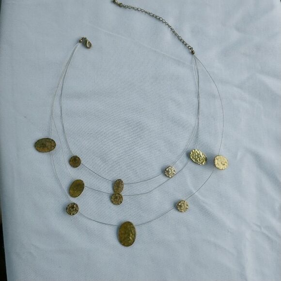 💥FREE with purchase💥 Brass Triple Wire Strand  Necklace - Picture 4 of 6